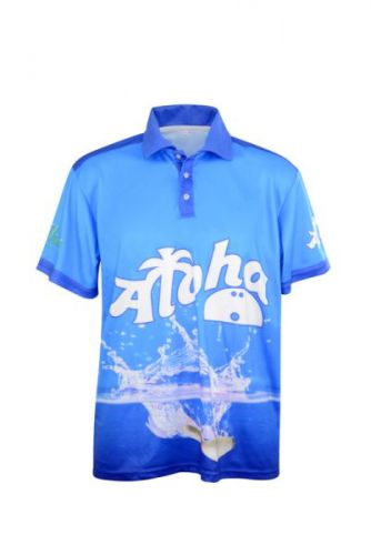 Aloha Bowling Polo Shirt Pin