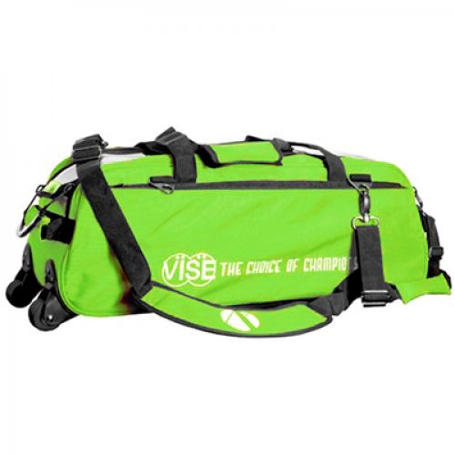 Vise Grip 3-Ball Clear Top Tote Roller green