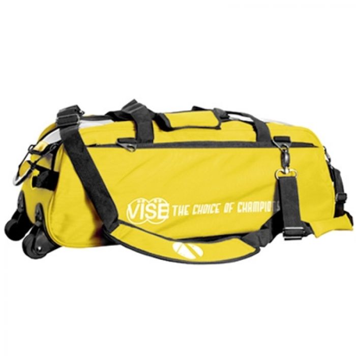Vise Grip 3-Ball Clear Top Tote Roller yellow