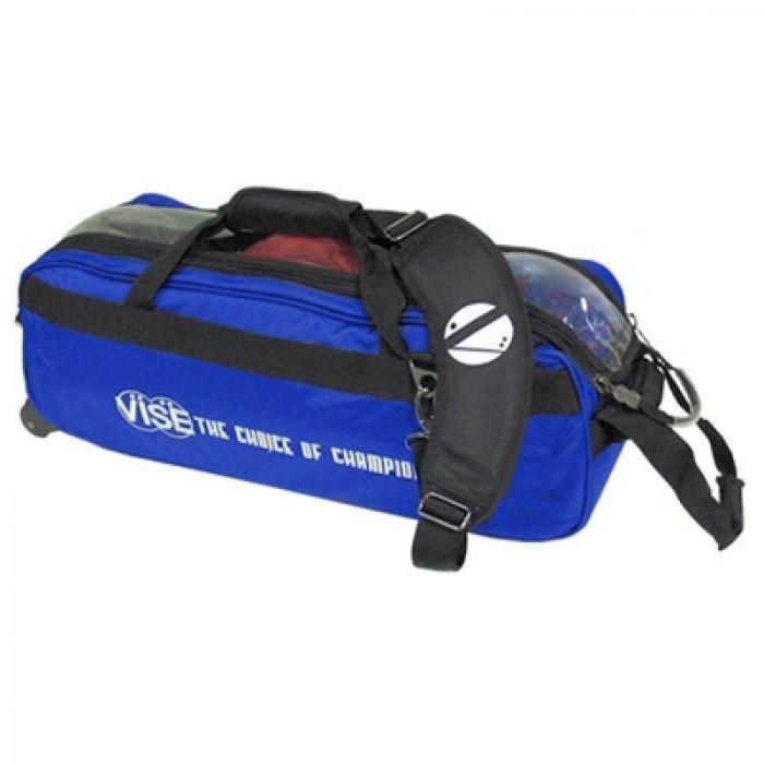 Vise Grip 3-Ball Clear Top Tote Roller blue