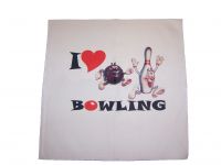 Aloha I love Bowling Handtuch